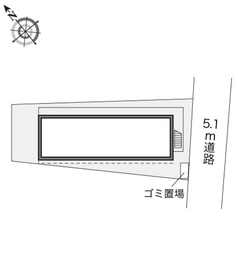 レオパレスＹＯＫＯＨＡＭＡ 配置図