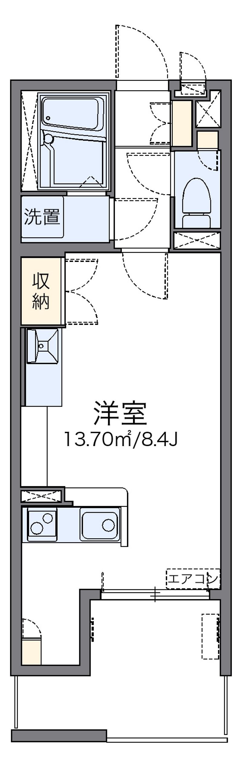 レオネクストテルス 間取図