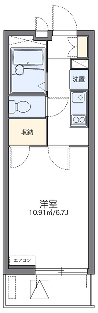 レオパレスアドバンストライフ 間取り図