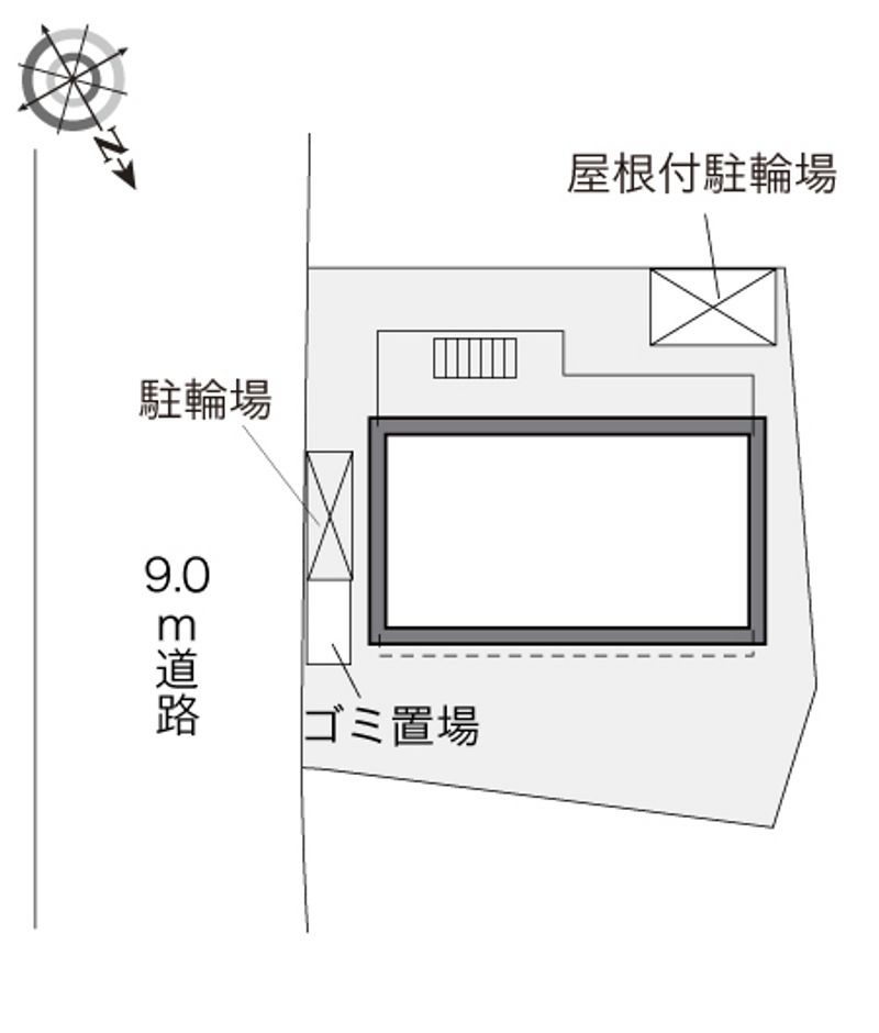 レオパレスサランズ日吉 配置図
