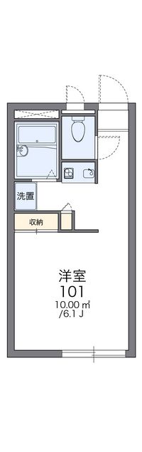 レオパレスサニーハウス 間取図
