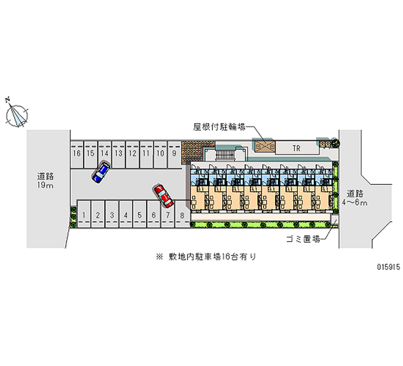 15915 bãi đậu xe hàng tháng