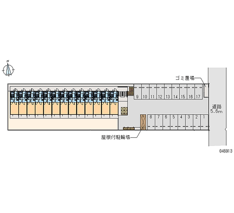 レオパレスＧＯＳＡＭＡＲＵ 月極駐車場