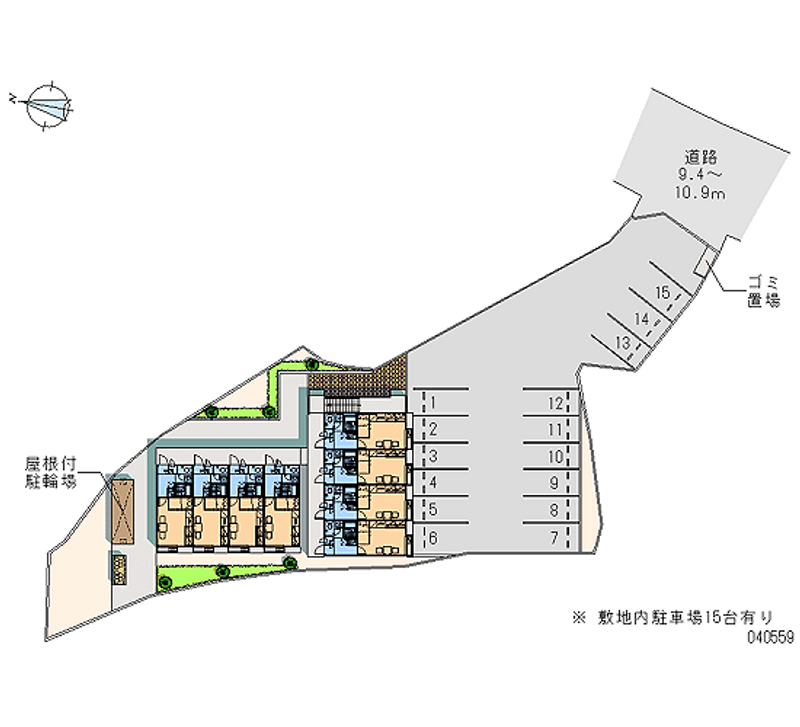 レオパレス広内 月極駐車場