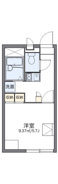 レオパレスＧＡＲＤＥＮＩＡ 間取り図