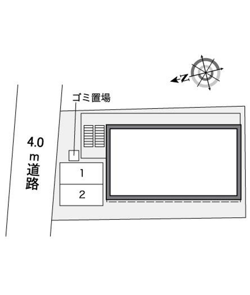 レオパレス五色山 配置図