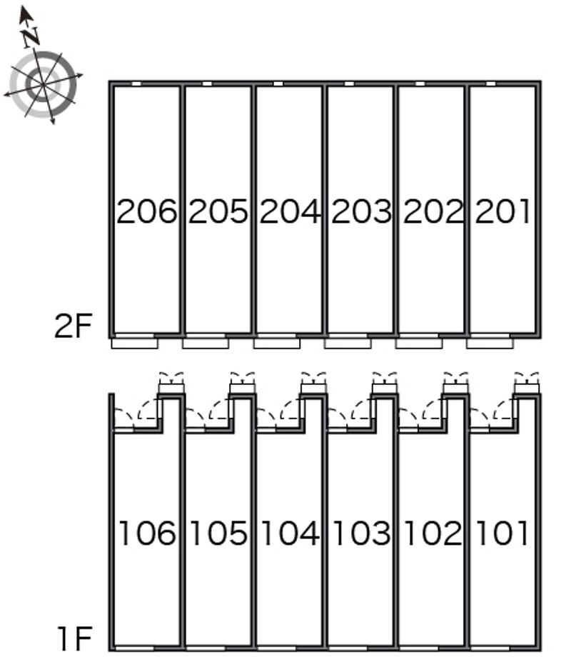 レオネクストマグノリア 間取り配置図