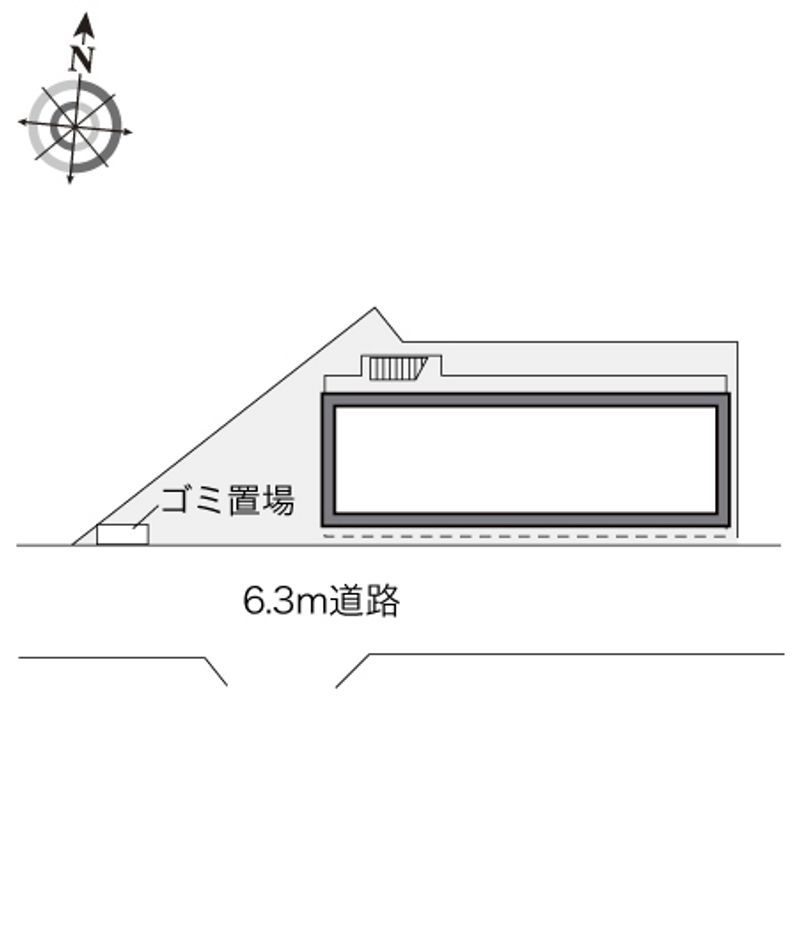 レオパレス天神 配置図
