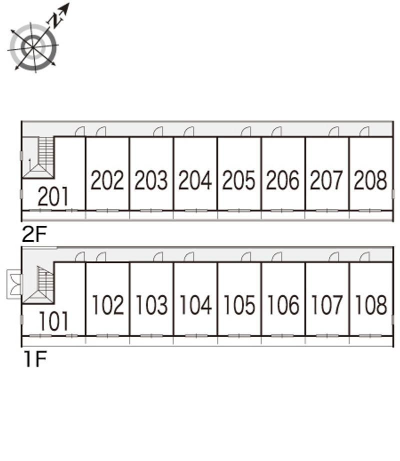 レオパレスＡｖｅｎｕｅ壱番館 間取り配置図