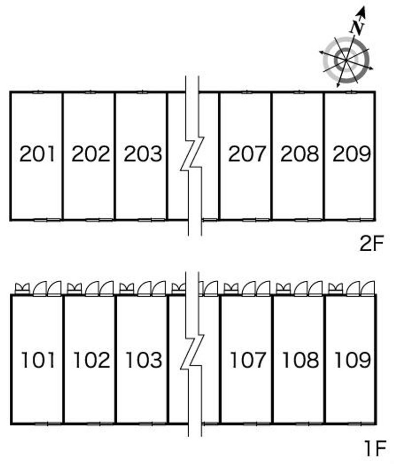 レオパレスＶｏｙａｇｅ 間取り配置図