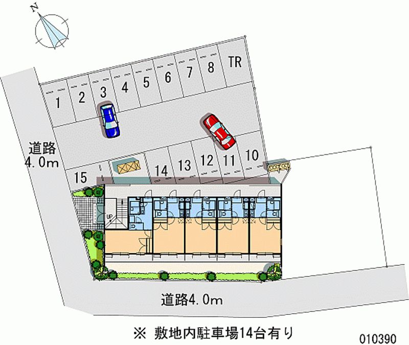 レオパレスイワオ 月極駐車場