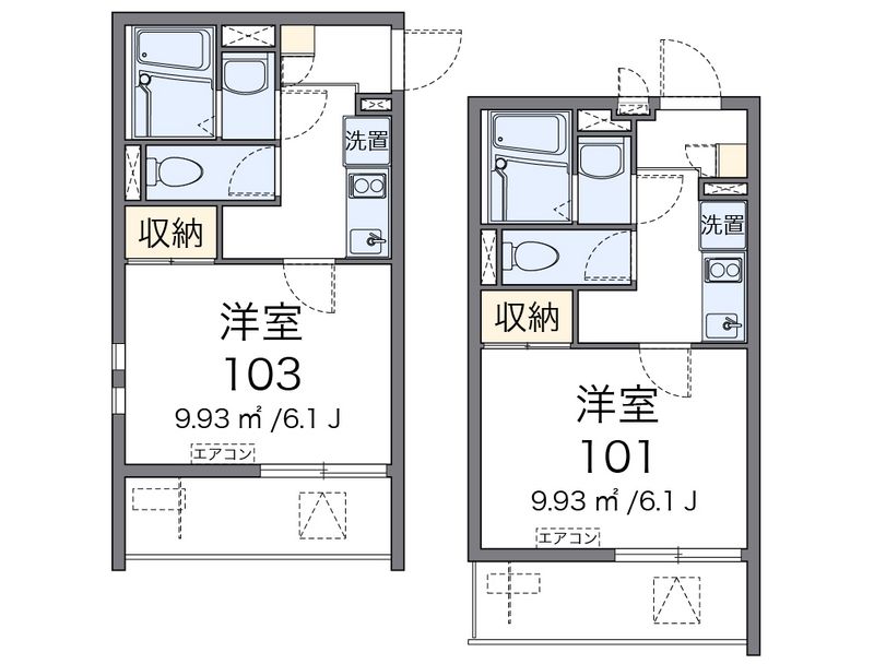 クレイノパーシモン 間取図
