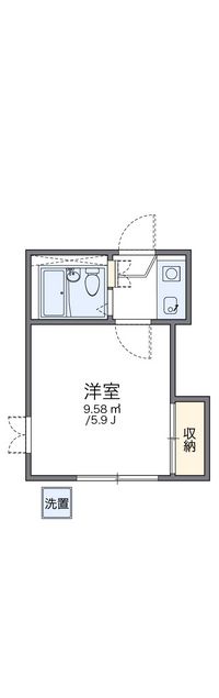 レオパレス新高円寺 間取り図