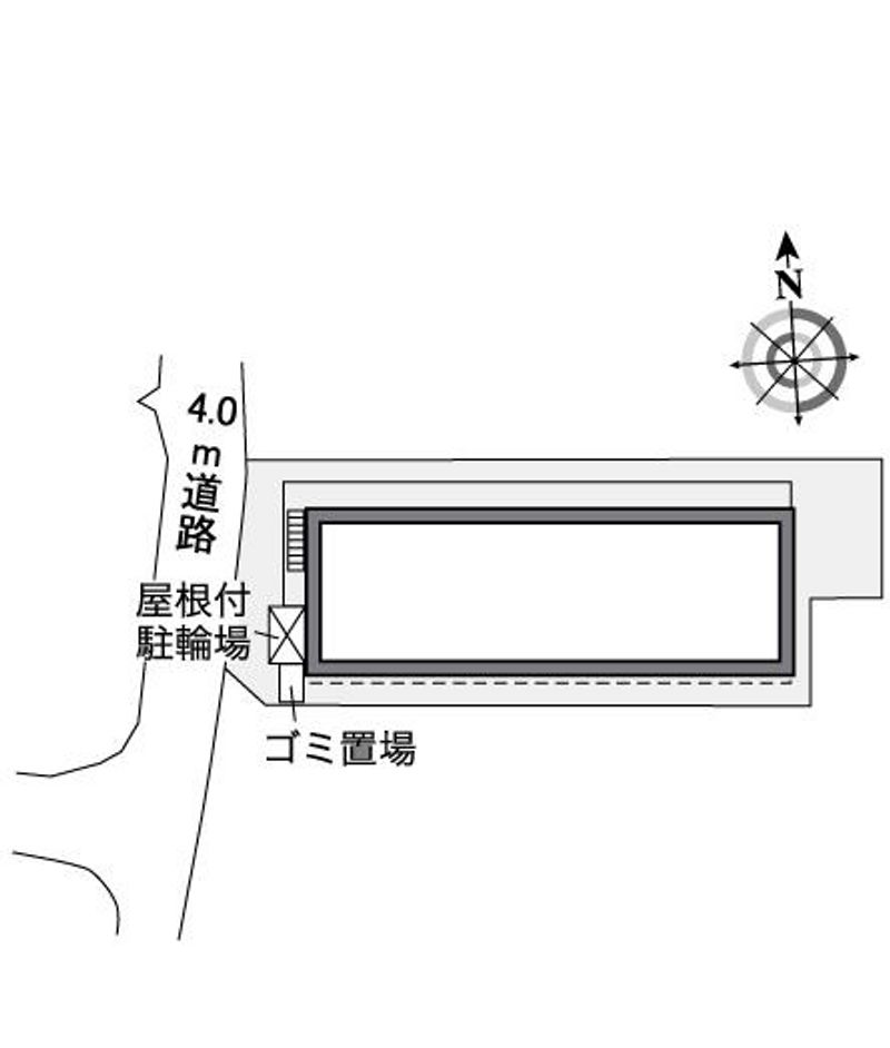 レオパレスキタジマ 配置図