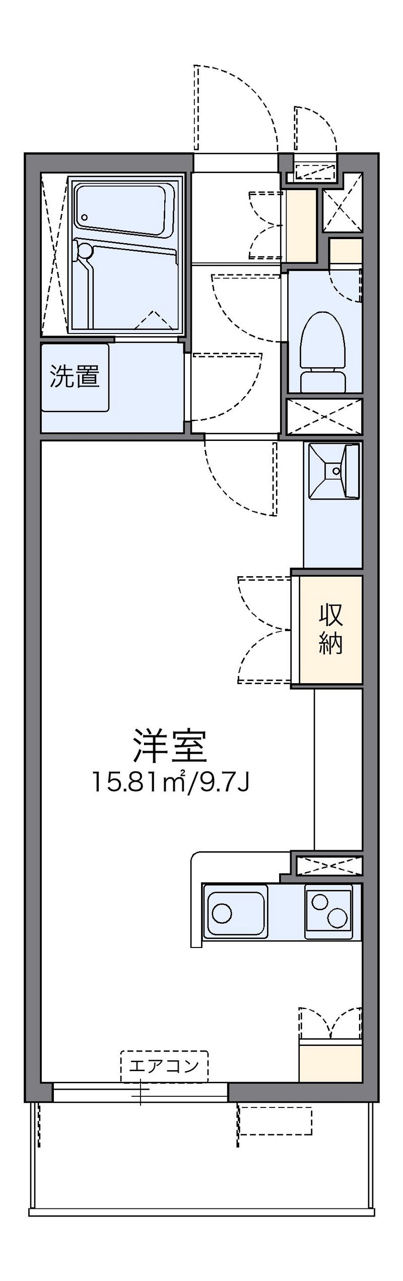 レオネクストＯＲＣＨＩＤ　Ｔ 間取り