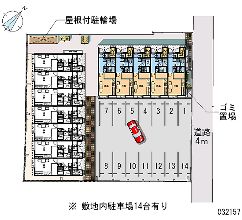 32157 Monthly parking lot