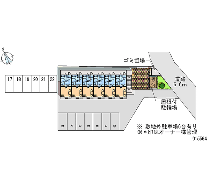 15564月租停車場