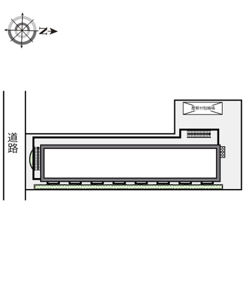 レオパレス真Ⅱ 配置図