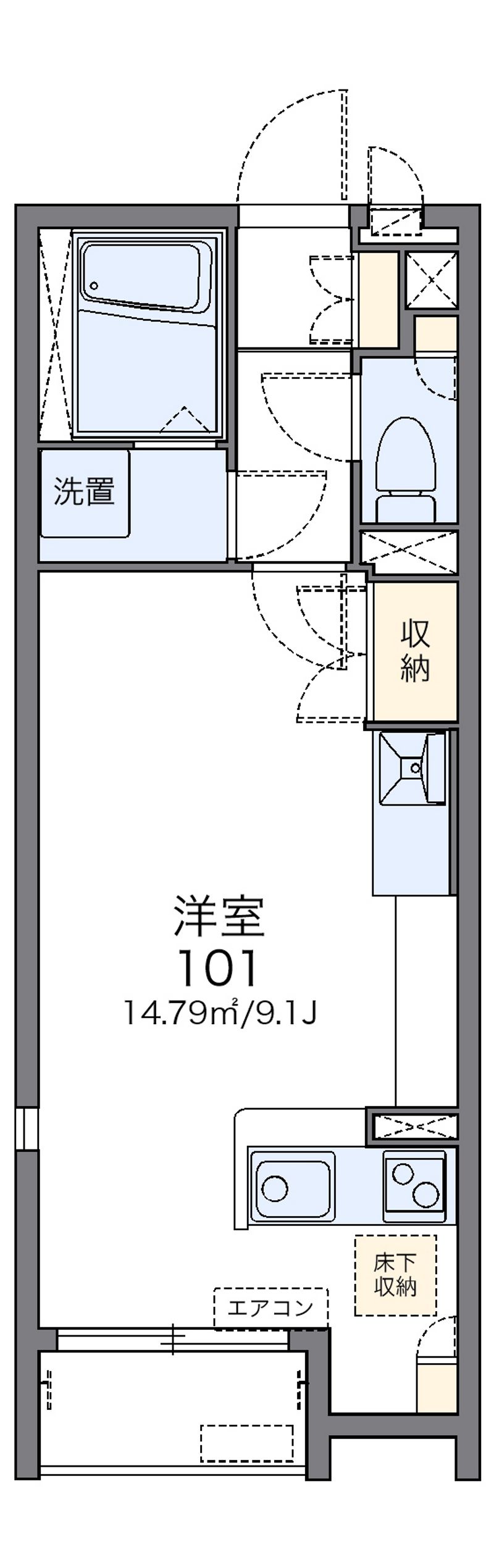 レオネクストＳｍｉｌｅ 間取図