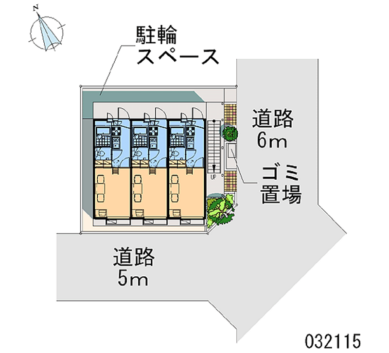 レオパレスファースト　ベル 区画図