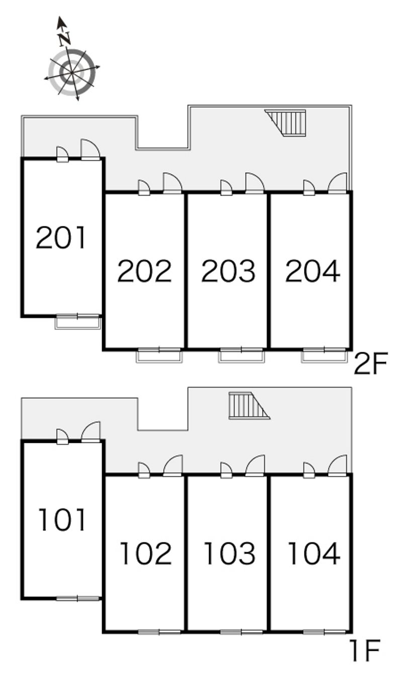 レオパレスＢＡＲＢＩＣＡＮ 間取配置図