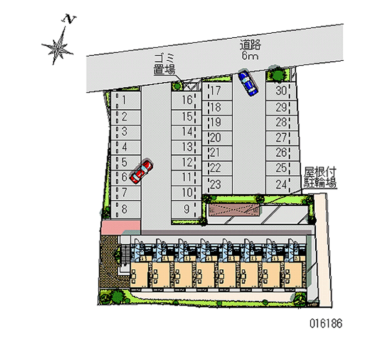 16186 Monthly parking lot