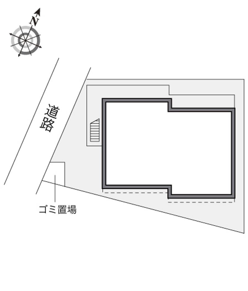 レオパレス古市 配置図