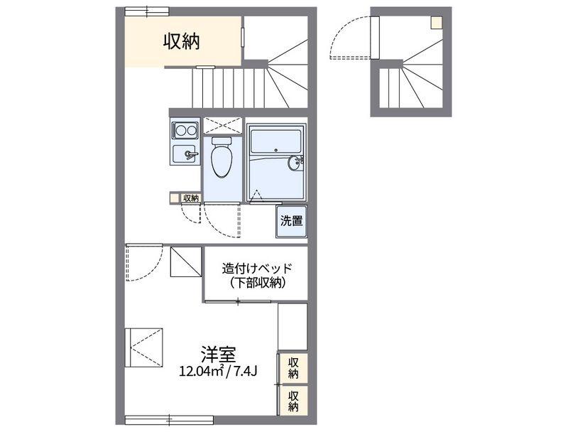 レオパレススターエンジェル 間取図