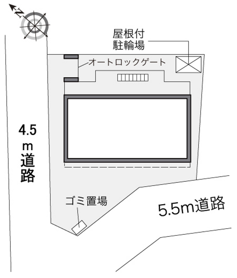 レオパレスＭｉｌｋｙＷａｙ 配置図
