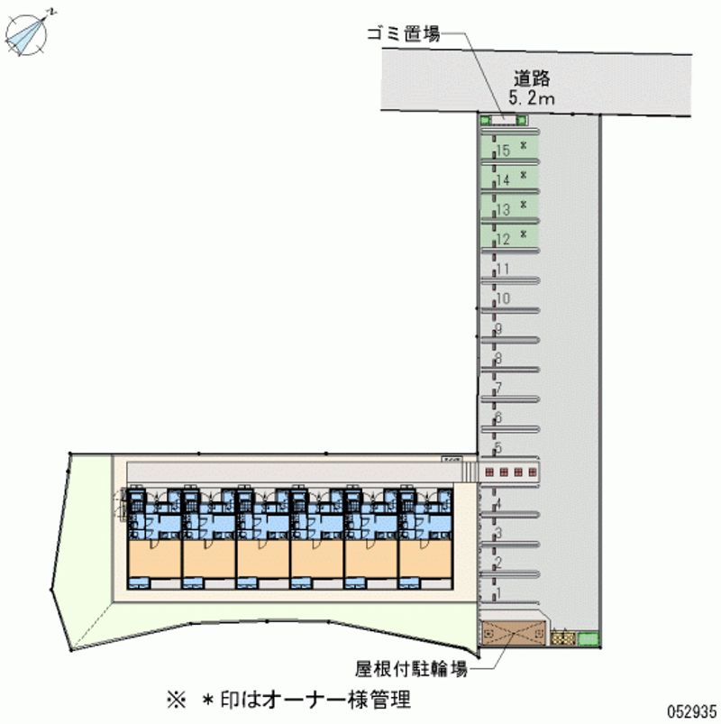 52935 Monthly parking lot