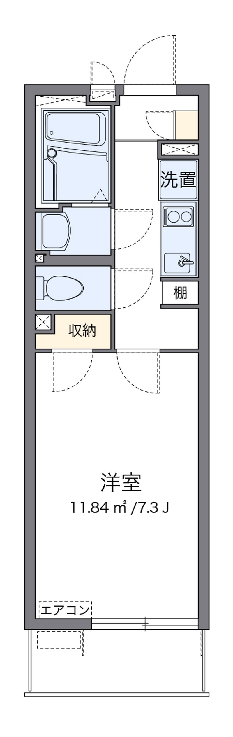クレイノプラディア 間取図