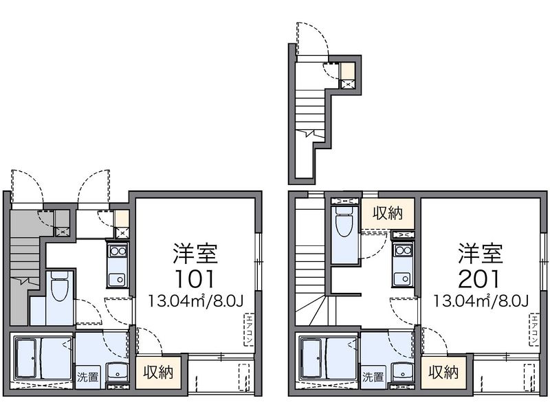 レオネクスト川西 間取図