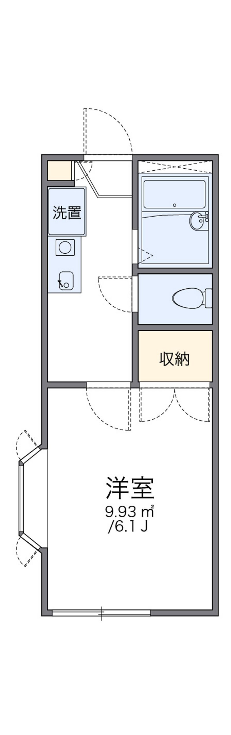レオパレスＦＯＲＴＵＮＡＴＥ 間取図