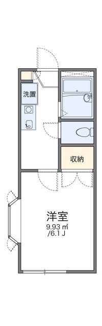 レオパレスＦＯＲＴＵＮＡＴＥ 間取り図