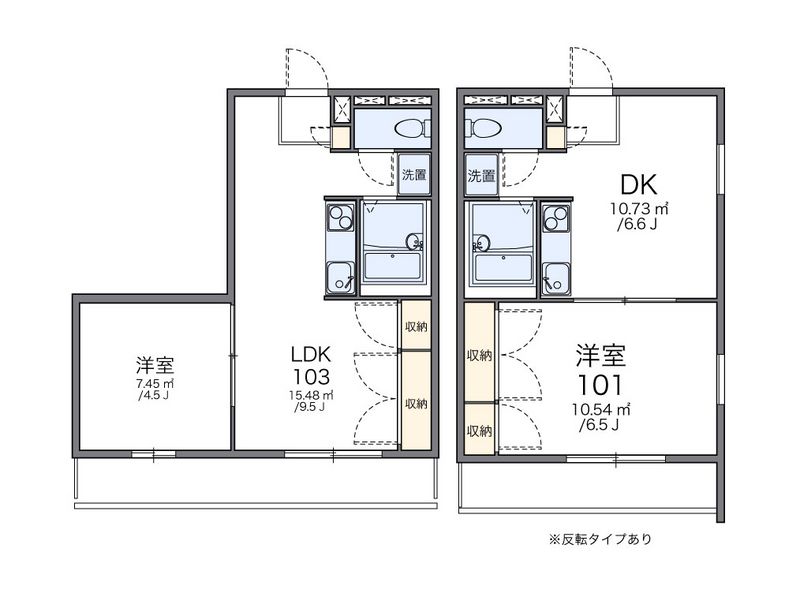 レオパレスＡＱＵＡ 間取図