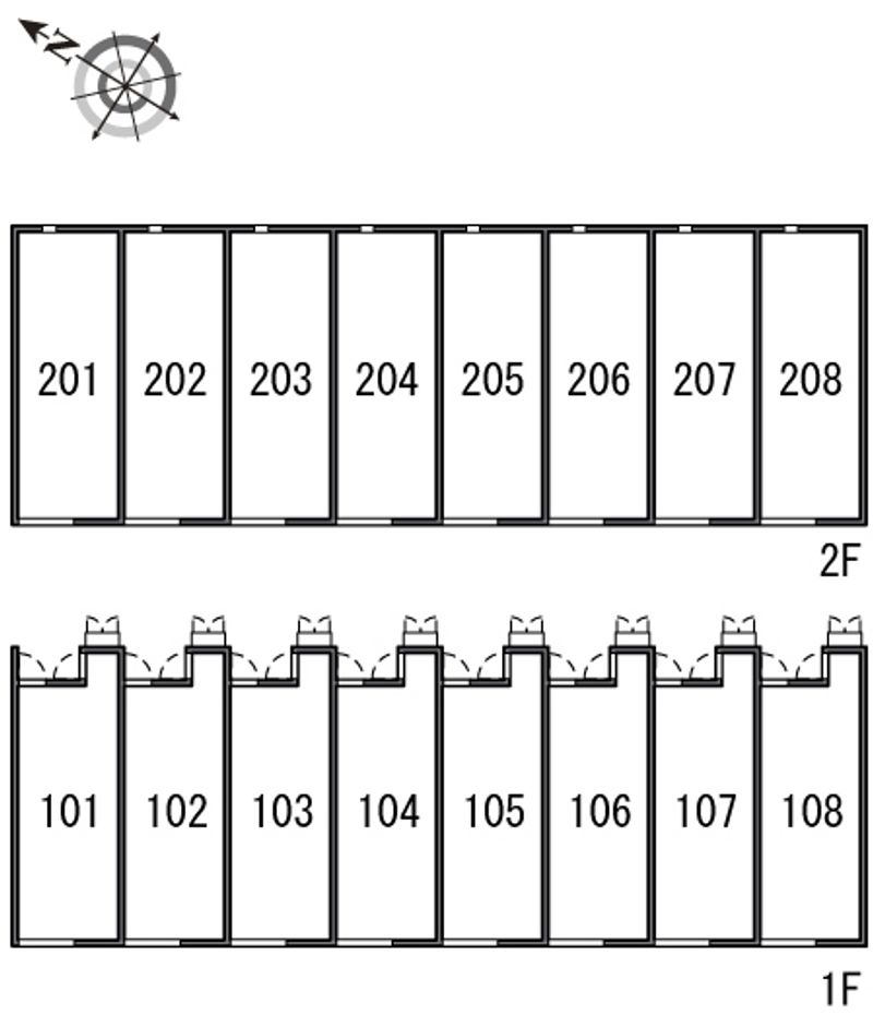レオネクスト咲 間取配置図