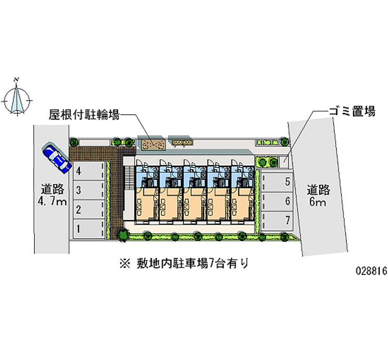 レオパレス根崎 月極駐車場