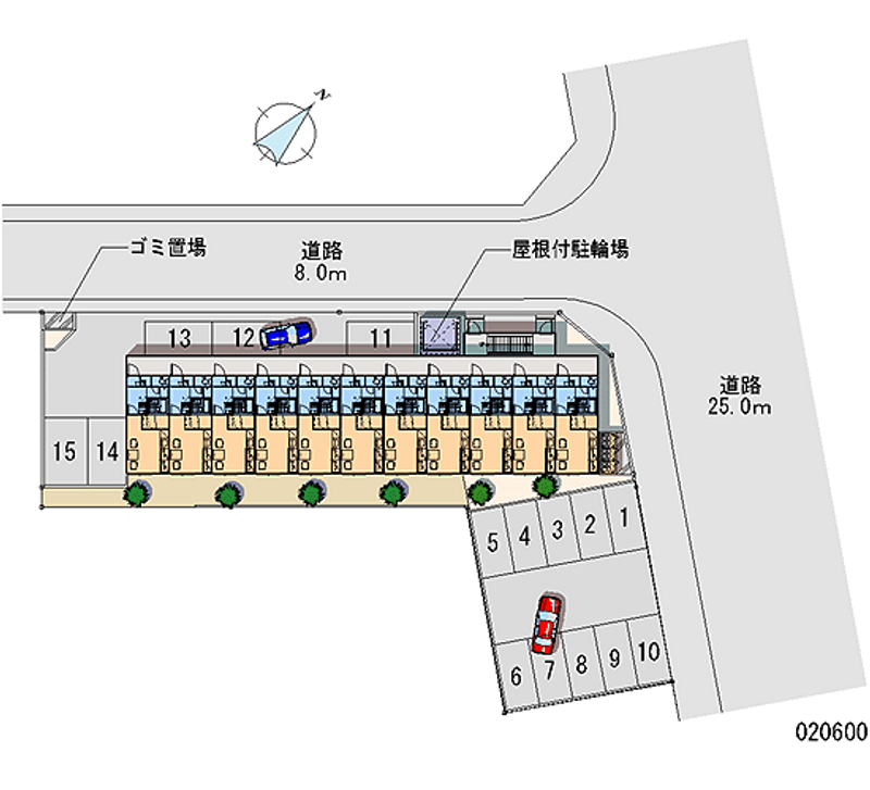 20600月租停车场