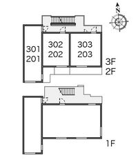 レオネクストパラシオ 間取配置図