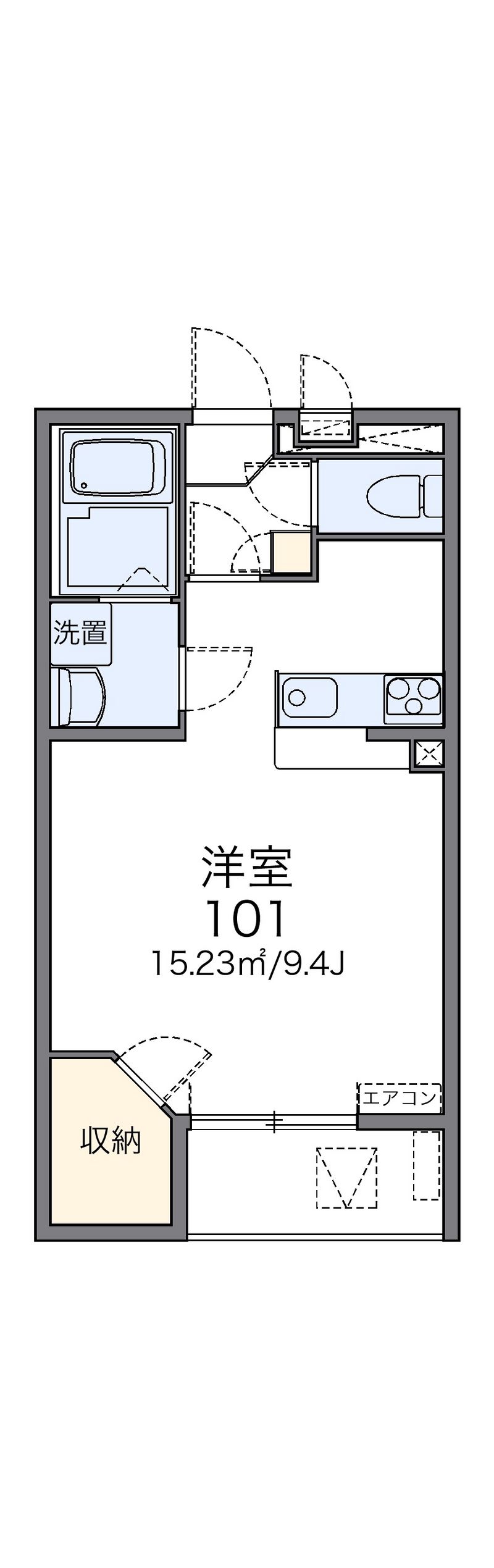 レオネクストグレースクレストⅢ 間取図