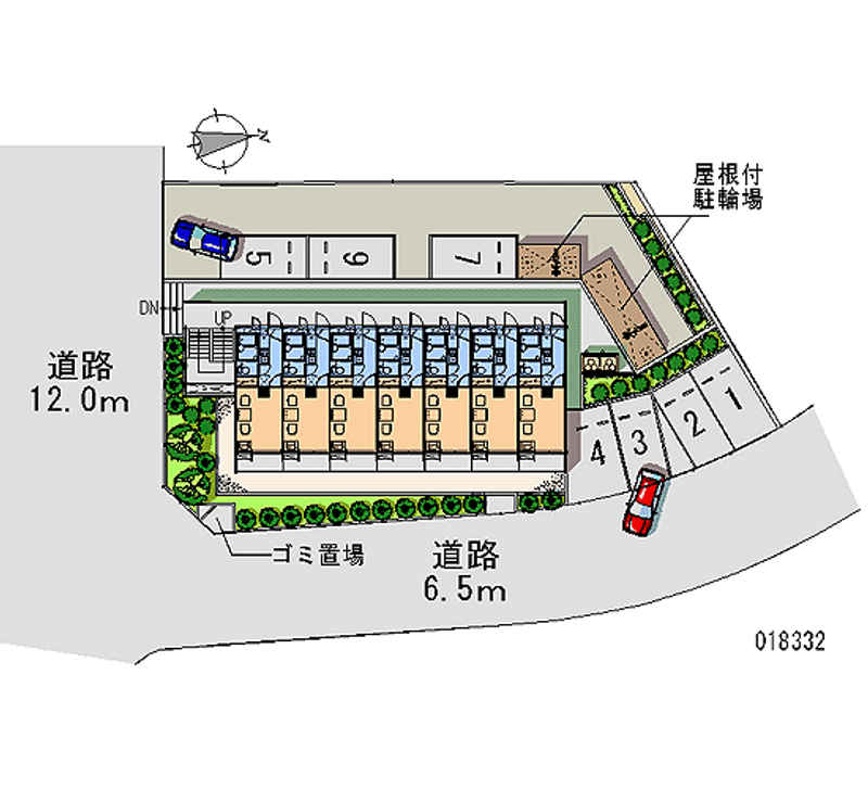 レオパレスプリムローズ 月極駐車場