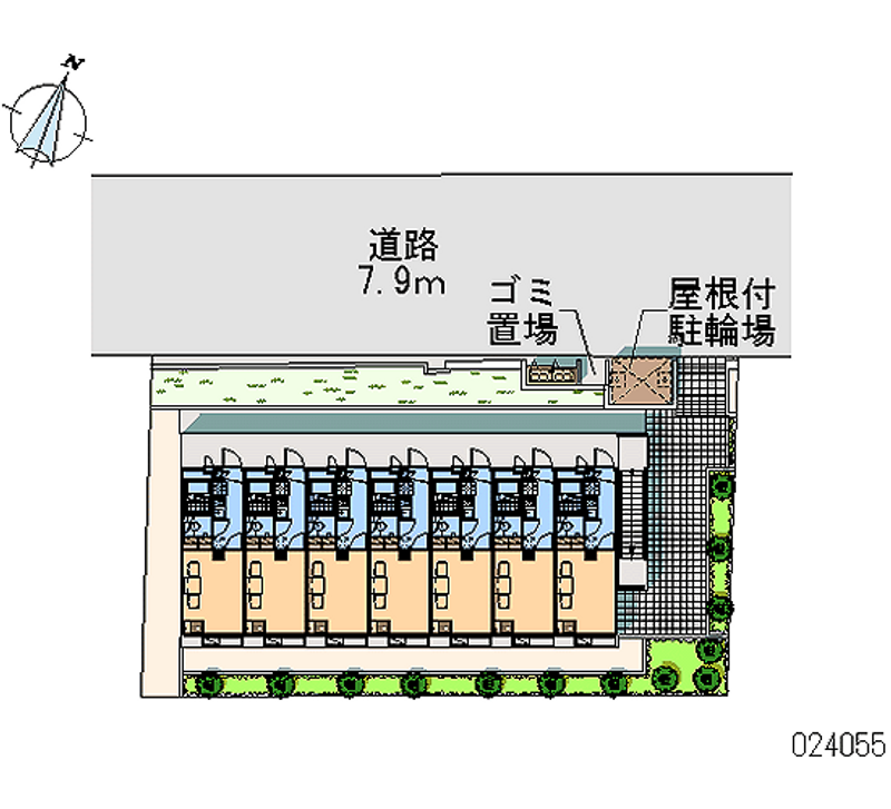 レオパレス若宮 区画図