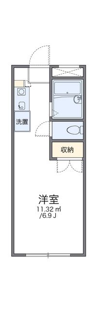 レオパレスシャルマン北越谷Ⅱ 間取り図