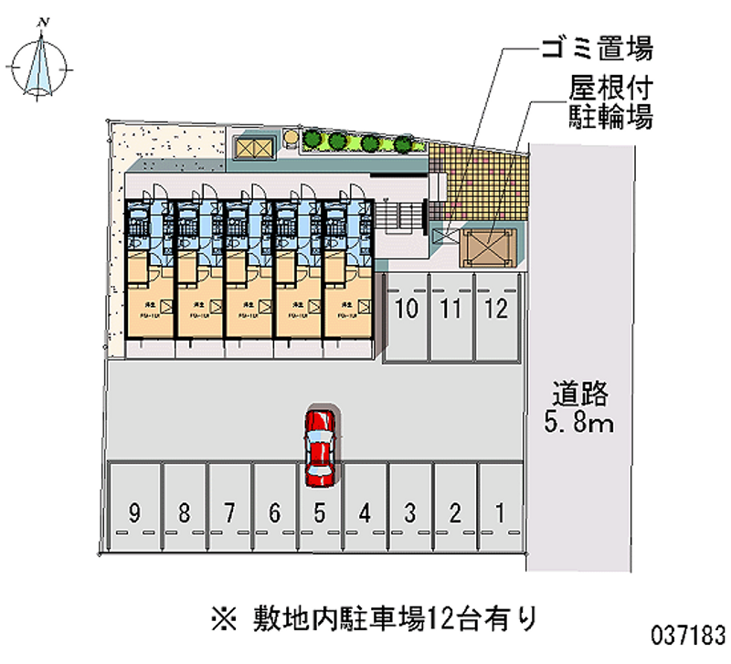 レオパレスヴィラソーレ 月極駐車場