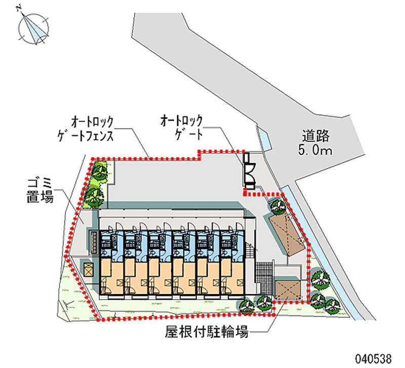 レオパレス石塚 区画図