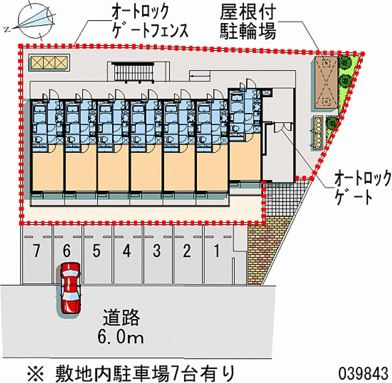 レオパレスガーデンハウス　Ｗ 月極駐車場