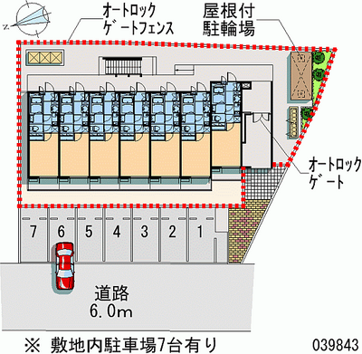 39843 Monthly parking lot