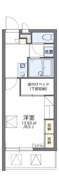 レオパレス雅風 間取り図