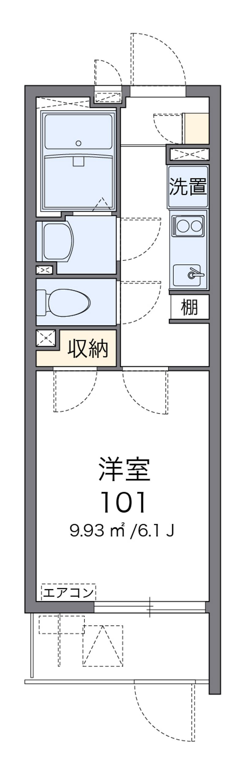 クレイノリヴェール西寺尾 間取図