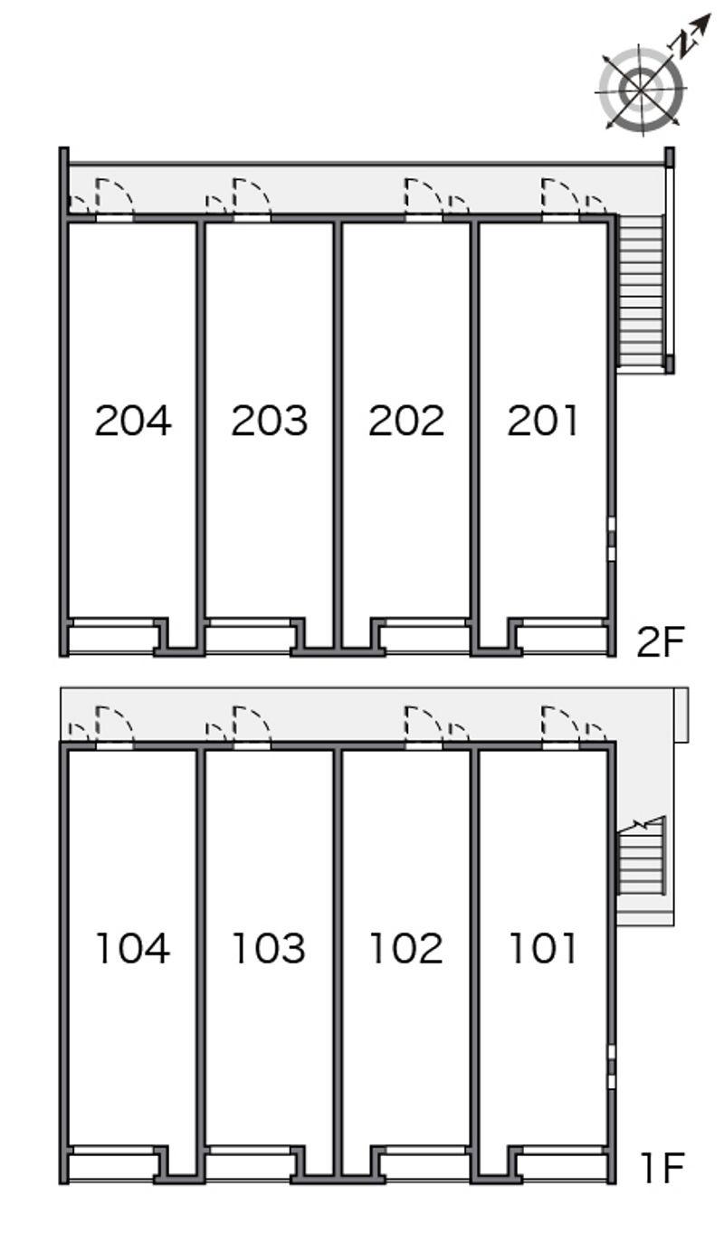 クレイノティーダ中和田 間取り配置図